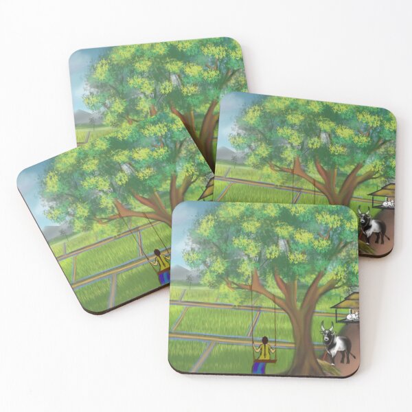 Item preview, Village Life Under the Tree designed and sold by rrr-digitalarts.