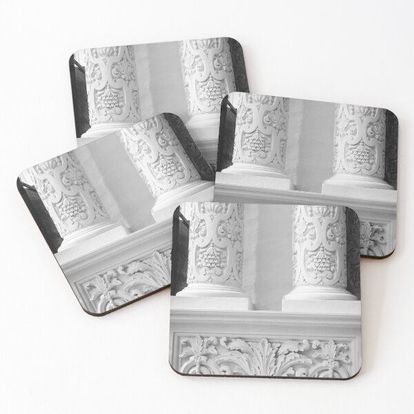 Item preview, Ornate Carved Plaster Columns and Decorative Relief in Classical Architectural Interior designed and sold by Nmallia.