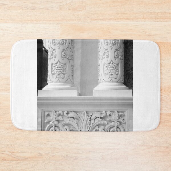 Item preview, Ornate Carved Plaster Columns and Decorative Relief in Classical Architectural Interior designed and sold by Nmallia.