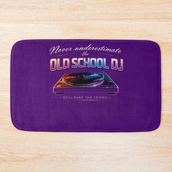 Item preview, Never Underestimate The Old School DJ Shirt Vinyl DJ Turntable Retro DJ Gift T-Shirt designed and sold by djhypnotixx.