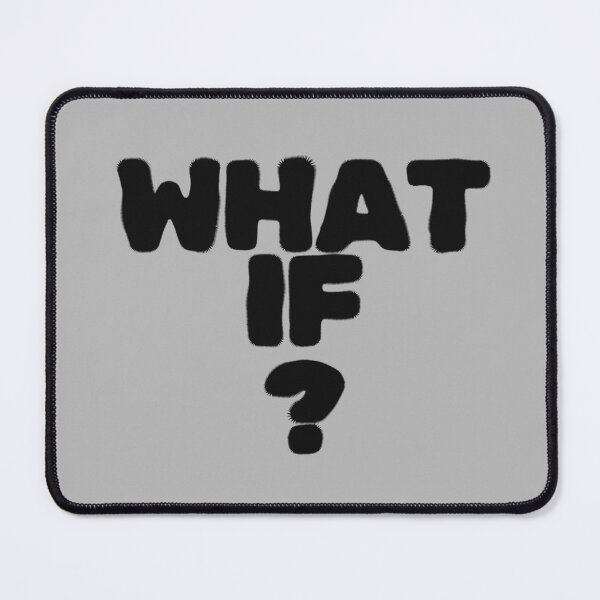 Item preview, Retro Chunky What If Text Graphic designed and sold by Mirsh-design.