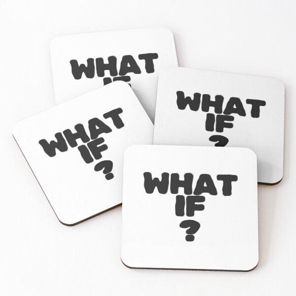 Item preview, Retro Chunky What If Text Graphic designed and sold by Mirsh-design.
