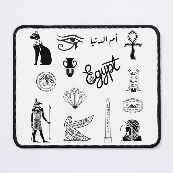 Item preview, Egyptian Symbols & Icons Set – Ancient Egypt Clipart Collection | Hieroglyphics, Ankh, Eye of Horus Design Pack designed and sold by DearPrint.
