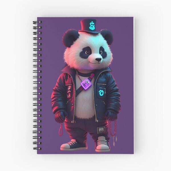 Item preview, cyberpunk style digital panda art designed and sold by geekmania48.