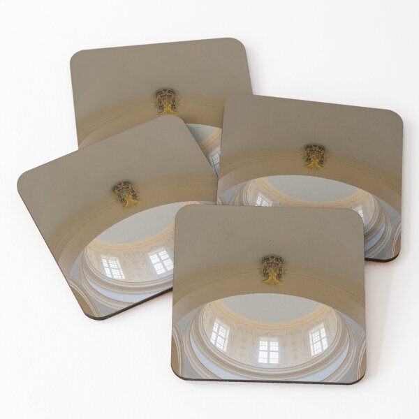 Item preview, Elegant Church Interior With Ornate Dome Ceiling And Arched Windows, Classic Architectural Details designed and sold by Nmallia.