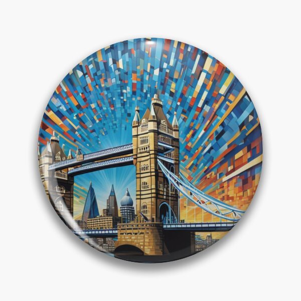 Item preview, London in cubism, Tower bridge, Thames designed and sold by Coolparrotgirl.