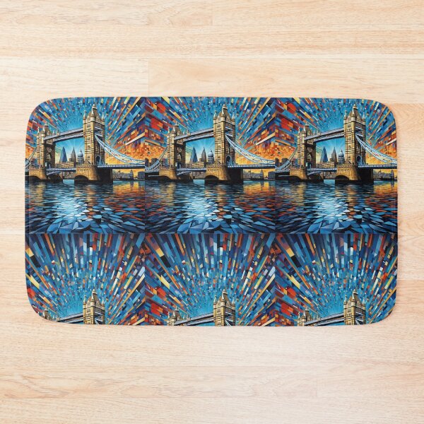 Item preview, London in cubism, Tower bridge, Thames designed and sold by Coolparrotgirl.