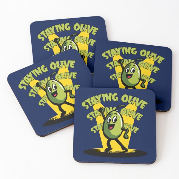 Item preview, Staying Olive - olive disco and retro humor designed and sold by francoisville.