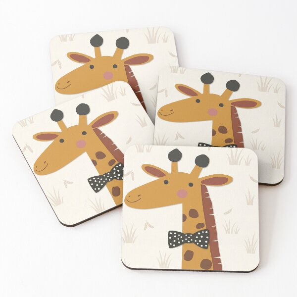 Item preview, Friendly Giraffe in a Bowtie Digital Poster Poster designed and sold by STTrillionTEES.