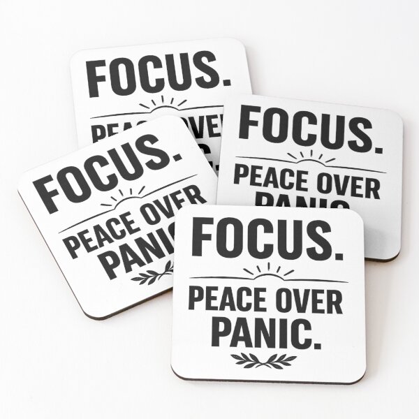 Item preview, Focus, Peace Over Panic designed and sold by Virtue Village Kids.