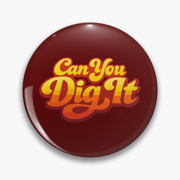 Item preview, Can You Dig It Retro 70s Typography – Vintage Sunset Gradient designed and sold by Far Out Goods.