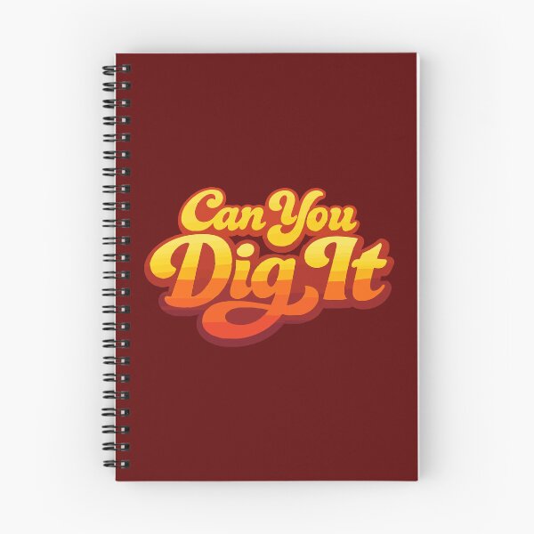 Item preview, Can You Dig It Retro 70s Typography – Vintage Sunset Gradient designed and sold by Far Out Goods.