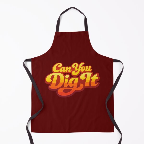Item preview, Can You Dig It Retro 70s Typography – Vintage Sunset Gradient designed and sold by Far Out Goods.