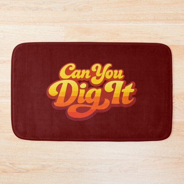 Item preview, Can You Dig It Retro 70s Typography – Vintage Sunset Gradient designed and sold by Far Out Goods.