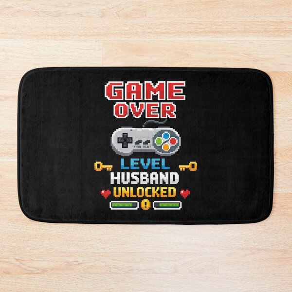 Item preview, Game Over - Level Husband Unlocked | 8-bit  designed and sold by Pineapple-Tree.