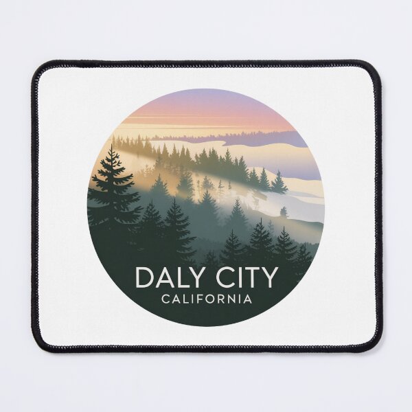 Item preview, Daly City California: Foggy Forest Sunrise designed and sold by CircinusStore.