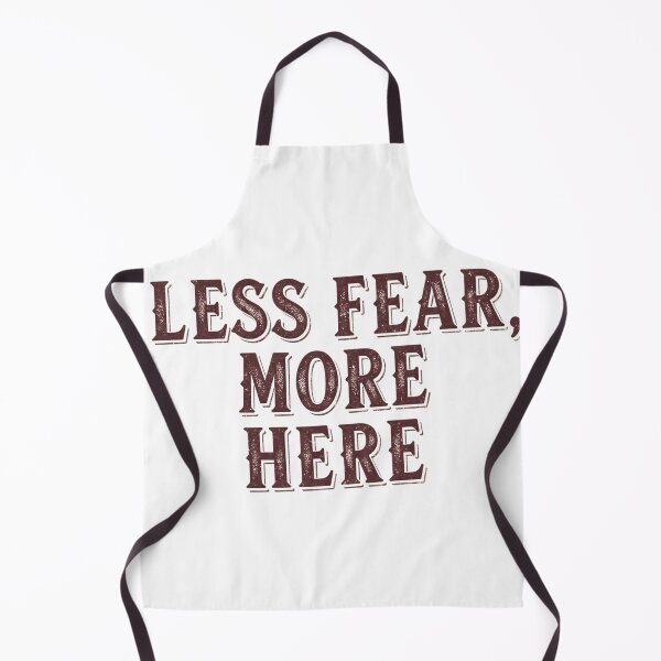 Item preview, Less Fear More Here Vintage Typography Quote Poster for Mindfulness Motivation Wall Art Print designed and sold by Thaweesap789.