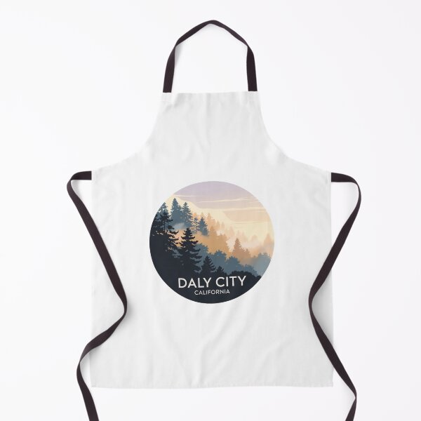 Item preview, Daly City California: Foggy Forest Circular Nature Illustration designed and sold by CircinusStore.
