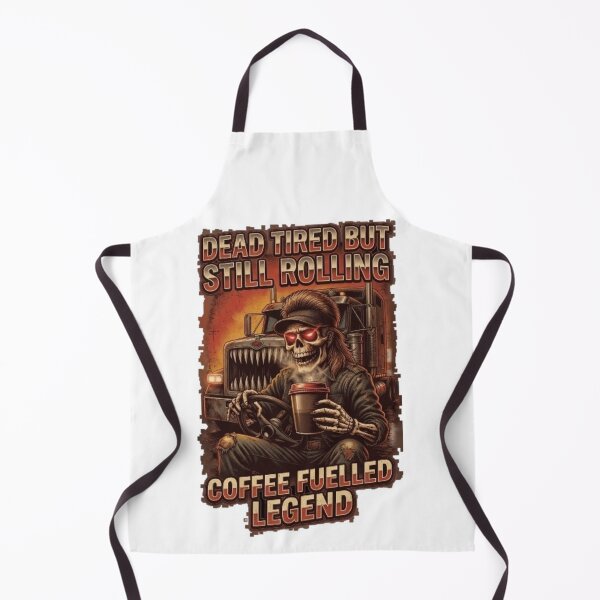 Item preview, Coffee Fuelled Legend: Dead Tired But Still Rolling designed and sold by NoriudaR.