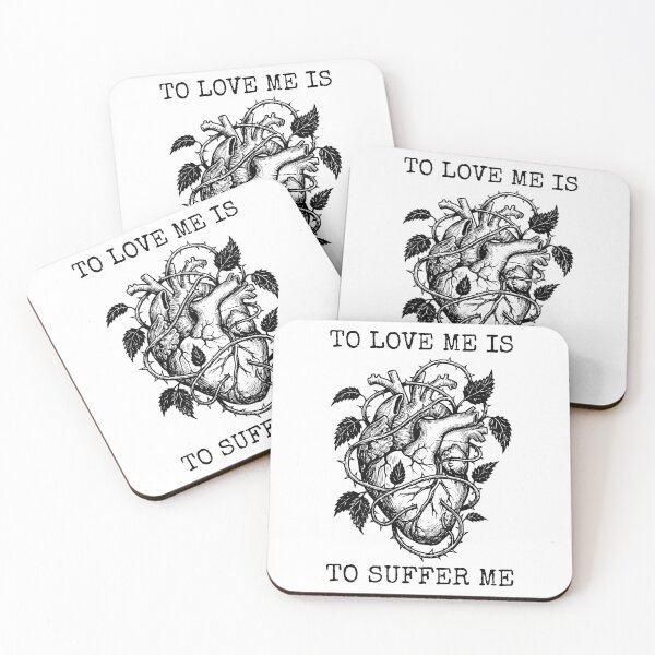 Item preview, To Love Me Is To Suffer Me Heart designed and sold by printondemand13.