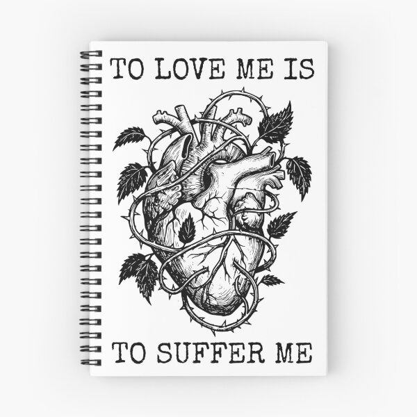 Item preview, To Love Me Is To Suffer Me Heart designed and sold by printondemand13.