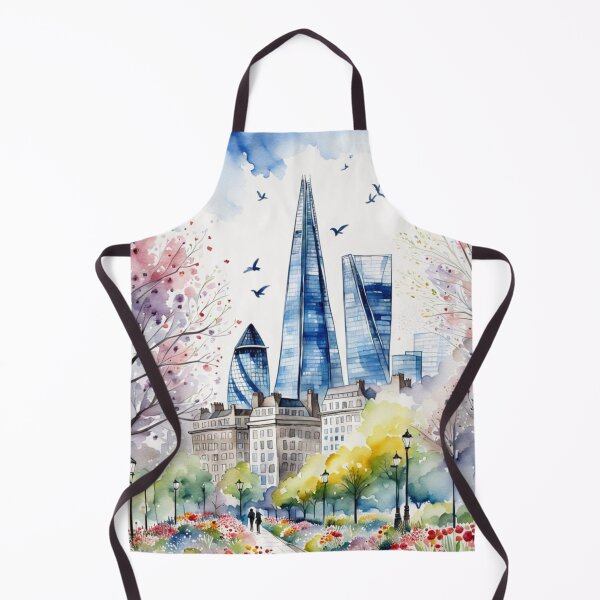 Item preview, London in spring with Shard and Gherkin designed and sold by Coolparrotgirl.