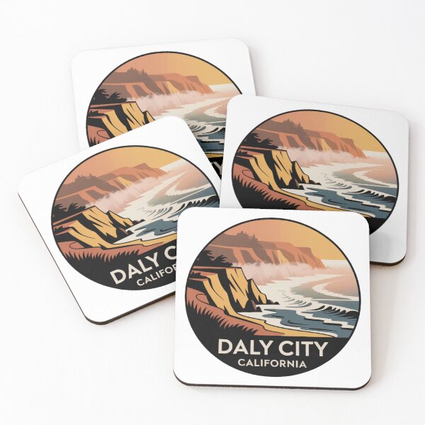 Item preview, Daly City California: Coastal Cliffs  designed and sold by CircinusStore.