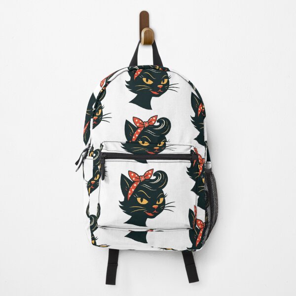 Item preview, Black cat in 1950s retro style designed and sold by Pineapple-Tree.