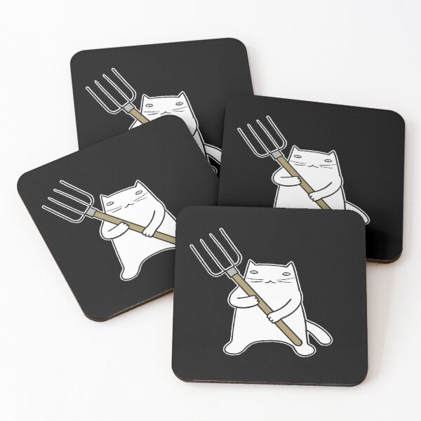 Item preview, Pitchfork cat designed and sold by eri-morie.