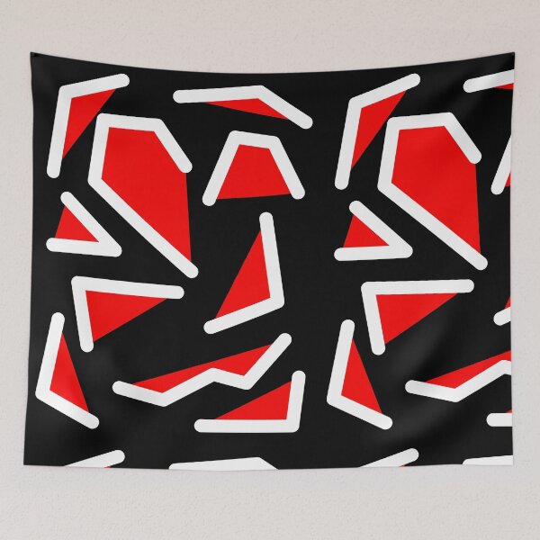 Item preview, Random Urban Maze - Edgy Geometric Abstract Design designed and sold by The Nomadic Designs.