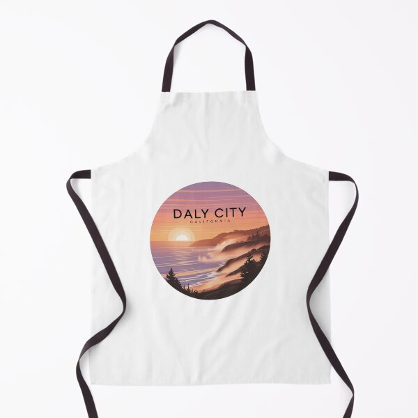 Item preview, Daly City California: Coastal Pines Circular Illustration designed and sold by CircinusStore.
