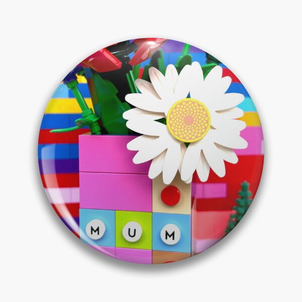 Item preview, For Mum - vase of LEGO flowers designed and sold by Julia Marshall Felix.