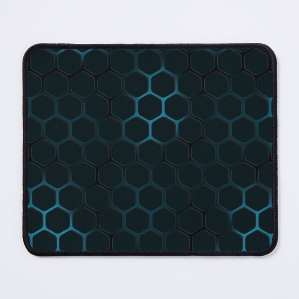 Item preview, Futuristic Blue Metallic Honeycomb designed and sold by FrescoDesign.