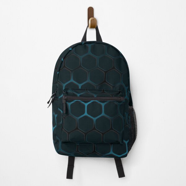 Item preview, Futuristic Blue Metallic Honeycomb designed and sold by FrescoDesign.