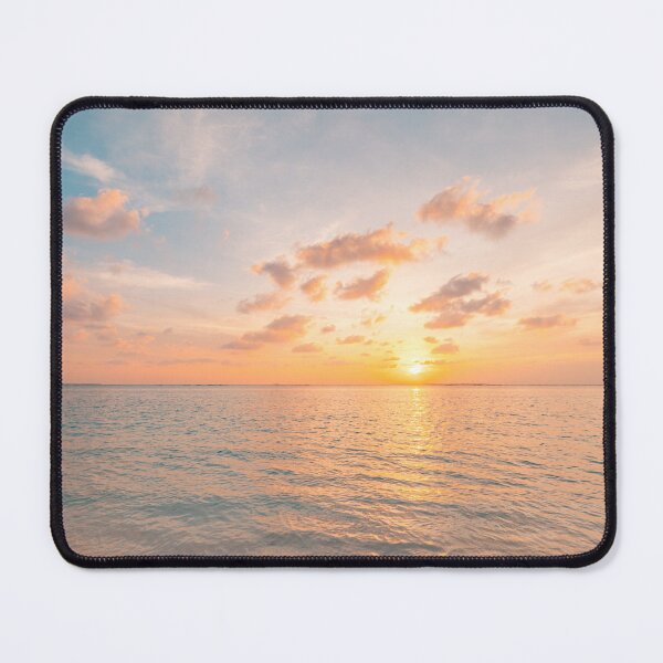 Item preview, Dreamy Pink Sunset Sky Tropical Beach Ocean designed and sold by icemanphotos.
