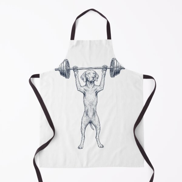 Item preview, Vintage Vizsla Weightlifting Deadlift Gym Dog Lover designed and sold by DoodleTortle.