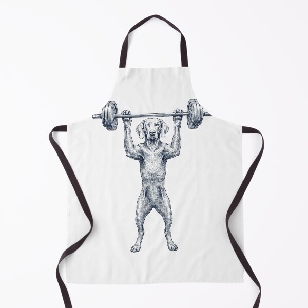 Item preview, Vintage Weimaraner Weightlifting Deadlift Gym Dog Lover designed and sold by DoodleTortle.