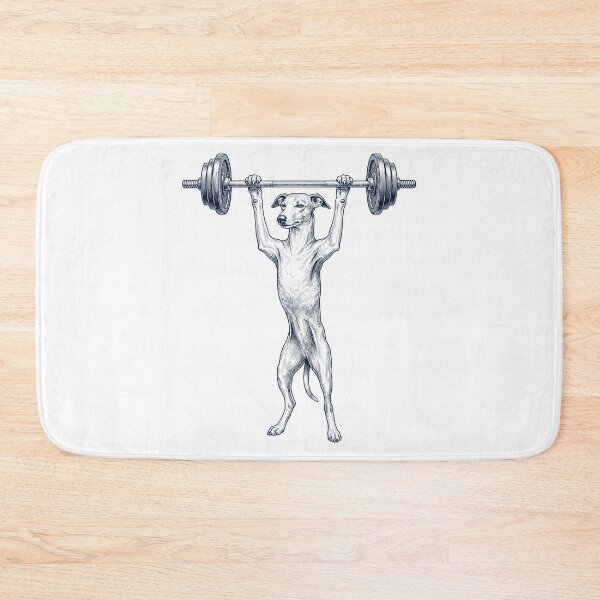 Item preview, Vintage Whippet Weightlifting Deadlift Gym Dog Lover designed and sold by DoodleTortle.