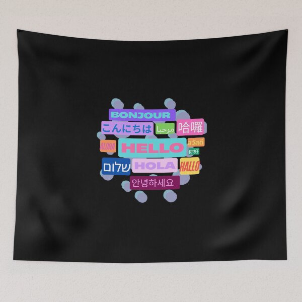 Item preview, Global Hello designed and sold by Spell Bound.