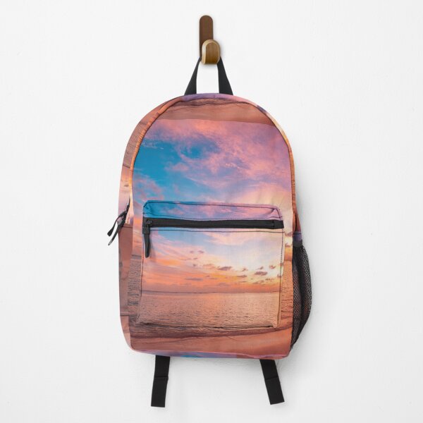 Item preview, Dreamy Magical Sunset Sky Tropical Beach Ocean Wall Art designed and sold by icemanphotos.