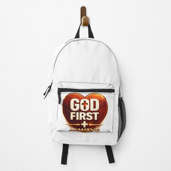 Item preview, Christian T-Shirt God First Always – Jesus Faith Cross Love Gift Shirt and sticker designed and sold by Billium Halder.