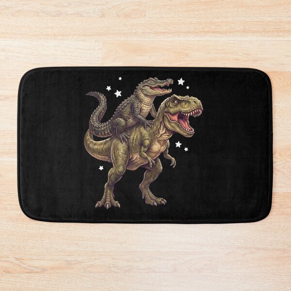 Item preview, Funny Alligator Riding T Rex Dinosaur Animal Lover designed and sold by TerryConnells.