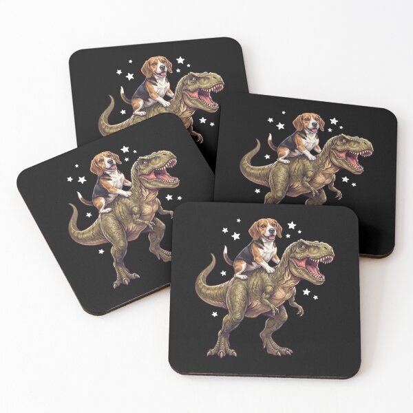 Item preview, Funny Beagle Riding T Rex Dinosaur Dog Lover designed and sold by TerryConnells.