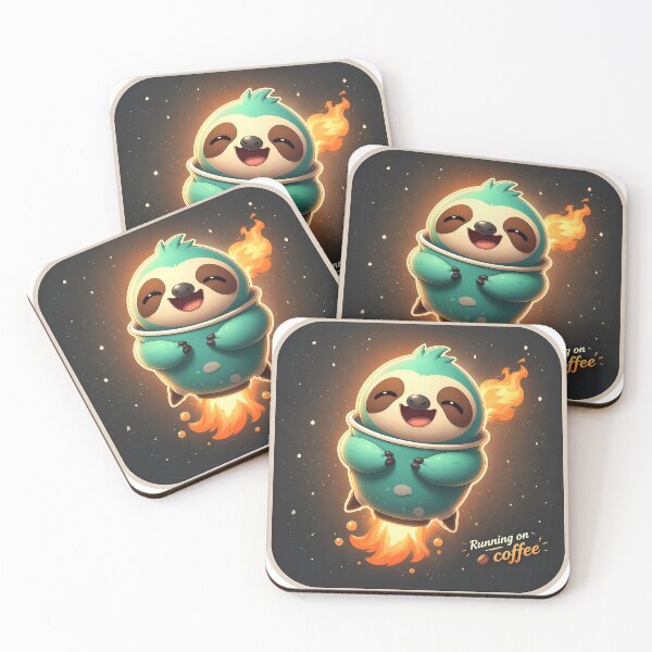 Item preview, Coffee Sloth Boost designed and sold by RainToday.