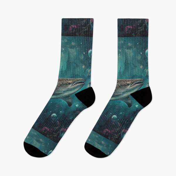Item preview, Whale Shark Art – Cute Aesthetic Ocean Design | Marine Life Sea Animal Gift designed and sold by Illuministique.