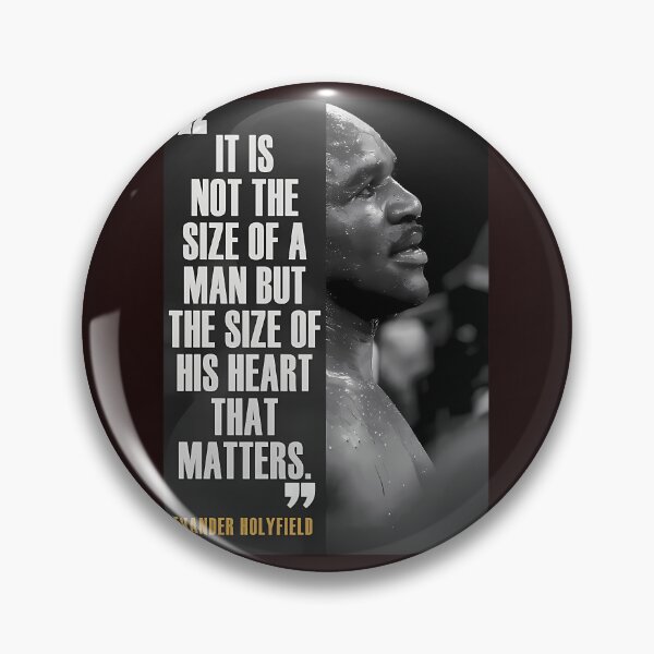 Item preview, Evander Holyfield Phrase designed and sold by Black-Montana.