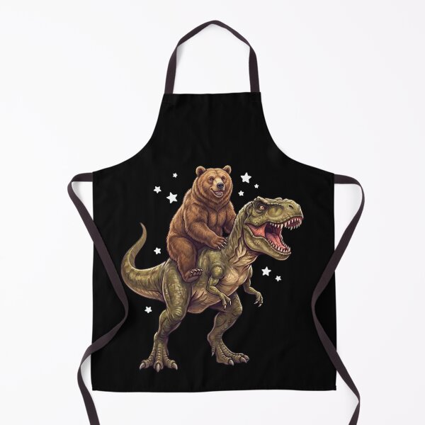 Item preview, Funny Bear Riding T Rex Dinosaur Animal Lover designed and sold by TerryConnells.