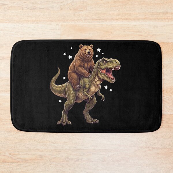 Item preview, Funny Bear Riding T Rex Dinosaur Animal Lover designed and sold by TerryConnells.