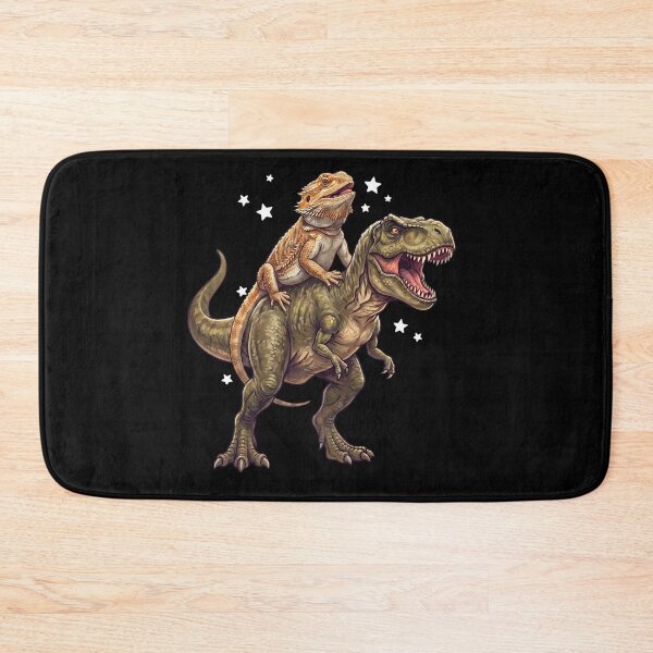 Item preview, Funny Bearded Dragon Riding T Rex Dinosaur Animal Lover designed and sold by TerryConnells.