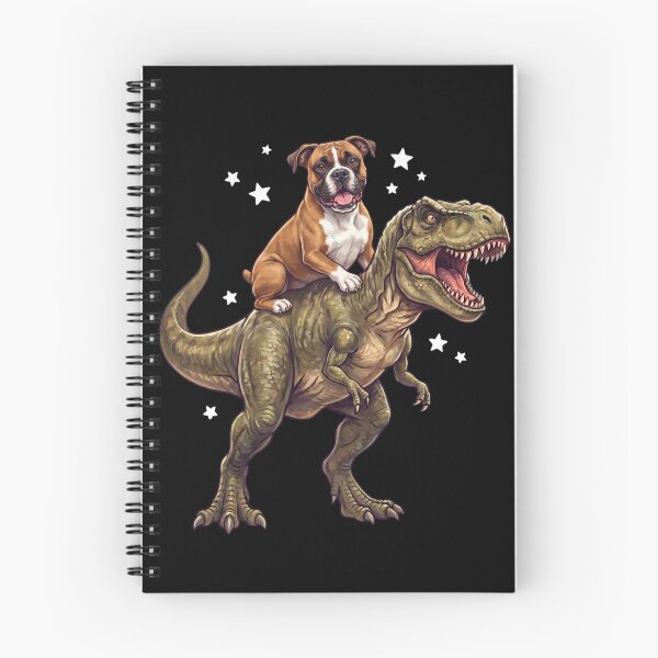 Item preview, Funny Boxer Dog Riding T Rex Dinosaur Dog Lover designed and sold by TerryConnells.